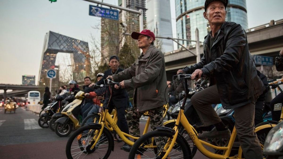 「小黃車」等共享單車在中國很多大城市已成為普通民眾出行必備的工具。(圖/BBC中文網) 「小黃車」等共享單車在中國很多大城市已成為普通民眾出行必備的工具。(圖/BBC中文網)