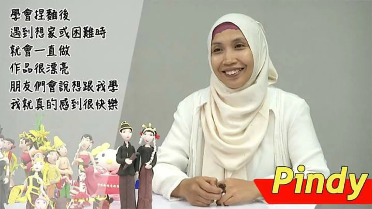 在台灣捏麵捏出一片天的Pindy。(圖/想想論壇|作者取自Pindy的臉書)