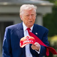 アメリカ大統領トランプ。(AP通信) アメリカ大統領トランプ。(AP通信)