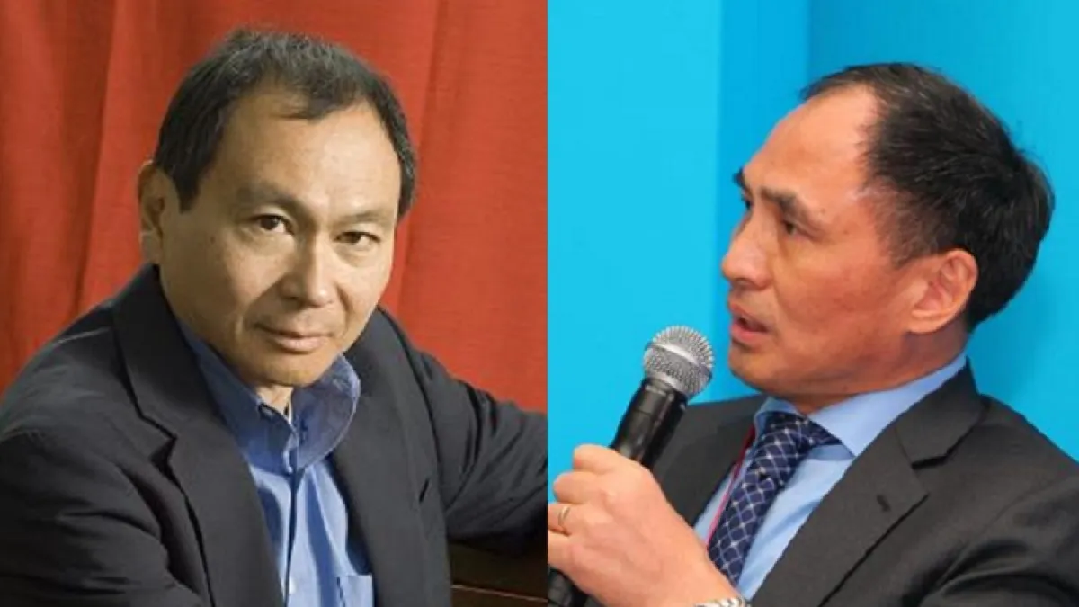 兩位進出中南海的學者:法蘭西斯.福山(左)與鄭永年(右)。