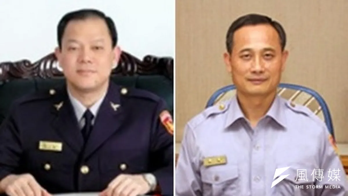 警界人事大搬風,蔡義猛(左)將接任台中市警察局長,陳家欽(右)則將接任高雄市警察局長。(取自彰化縣警察局網站、警政署網站)