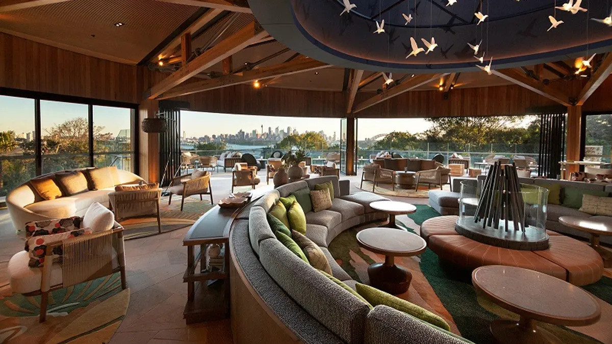 塔龍加野生動物酒店由澳洲著名建築師公司Cox Architecture 精心設計。(圖/DECO TV) 塔龍加野生動物酒店由澳洲著名建築師公司Cox Architecture 精心設計。(圖/DECO TV)