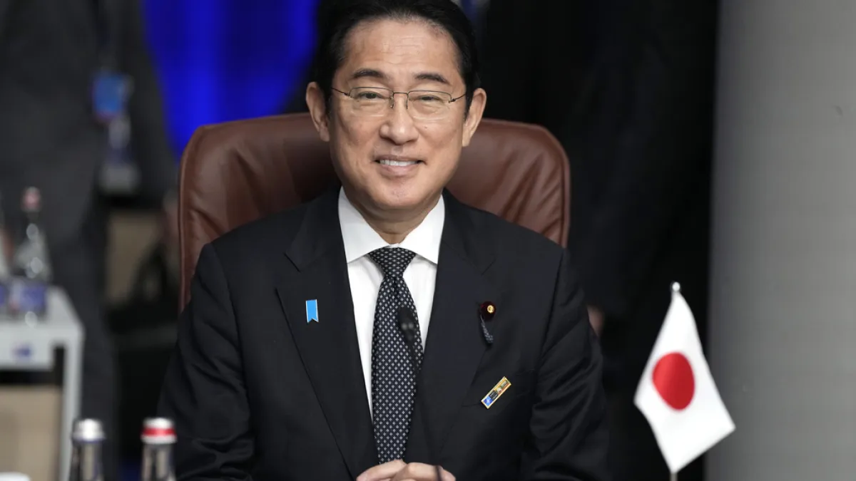 2023年7月11日、12日,立陶宛北約領導人峰會邀請日本首相岸田文雄出席。(AP)
