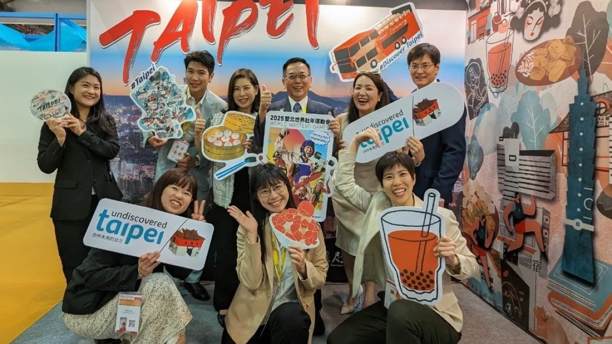 臺北市政府觀光傳播局偕同會展業者組團赴新加坡ITB Asia參展。(圖/臺北市政府觀傳局提供)