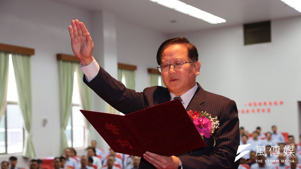 新任海巡署長陳國恩宣誓就職。(圖/徐炳文攝) 新任海巡署長陳國恩宣誓就職。(圖/徐炳文攝)