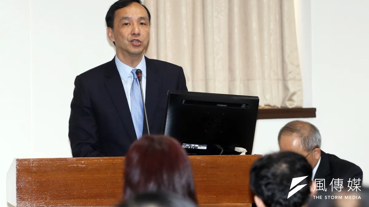 立法院經濟委員會第4場「前瞻基礎建設-軌道建設」公聽會,新北市長朱立倫親自出席。(蘇仲泓攝)