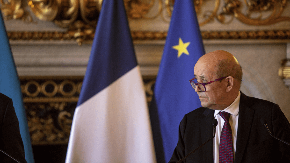 法國外交部長勒德里安(資料照,AP) 法國外交部長勒德里安(資料照,AP)