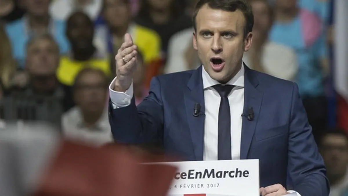 法國前經濟部長馬克宏挺進總統大選第二輪投票(AP)