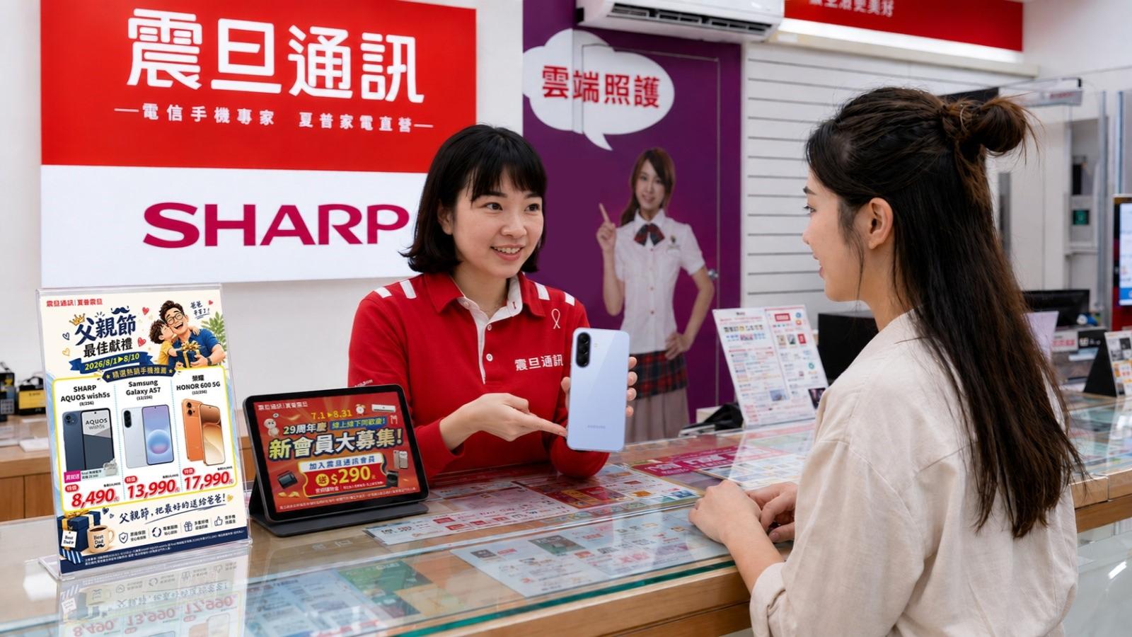 震旦通訊父親節推AI手機優惠!三款熱門機型限時下殺再享0利率分期