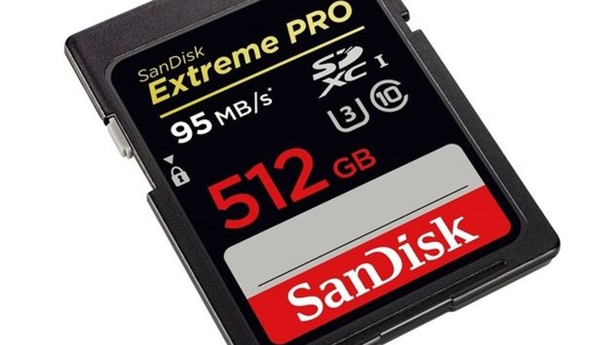 SanDisk公司推出512G的記憶卡。(取自官網) SanDisk公司推出512G的記憶卡。(取自官網)