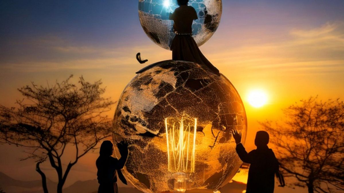 AI的降臨在教育界產生一場「大滅絕」與「大進化」的雙重效應。( AI生成照片) AI的降臨在教育界產生一場「大滅絕」與「大進化」的雙重效應。( AI生成照片)