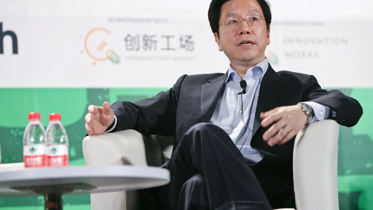 李開復曾在蘋果、微軟、Google多家國際IT公司擔當要職。photo credit:TechCrunch@flickr (CC BY 2.0)