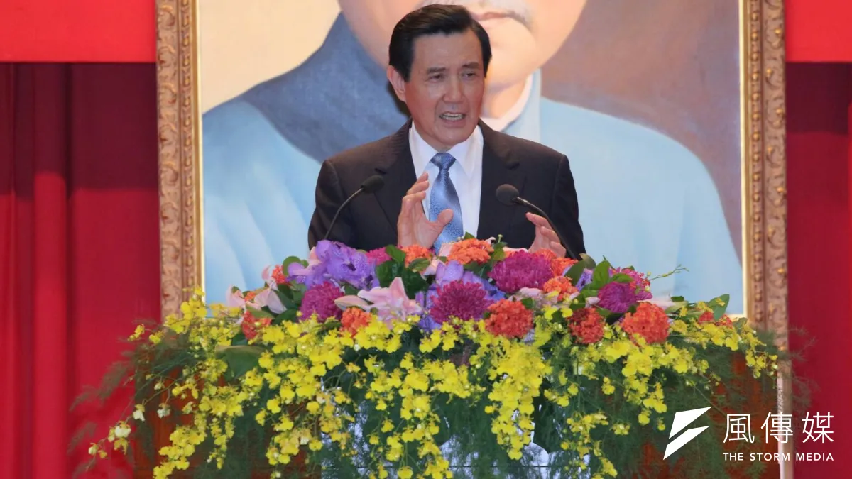 圖為馬英九出席法務部廉政署廉政人員訓練班結訓典禮。(葉信菉攝)