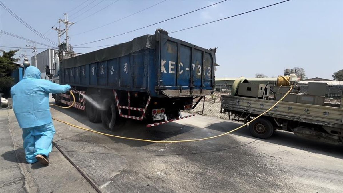 防堵禽流感 彰化縣府已完成芳苑鄉蛋雞場撲殺清場消毒工作