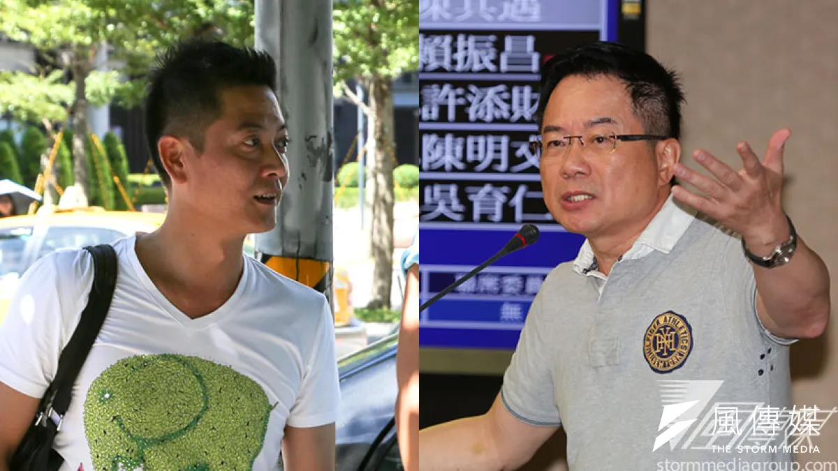 國民黨台北市長參選人連勝文陣營努力拚選戰,外部整合逐漸上軌道,但內部整合仍狀況連連,傳出張碩文(左)與蔡正元(右)互槓。(資料照片,余志偉攝)