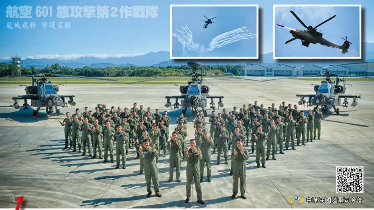 陸軍推出新年形象月曆,有別於過往以「戰演訓和裝備」為主軸方式,改以當選年度國軍、陸軍模範聯隊基層官兵為主角。(取自中華民國陸軍臉書)