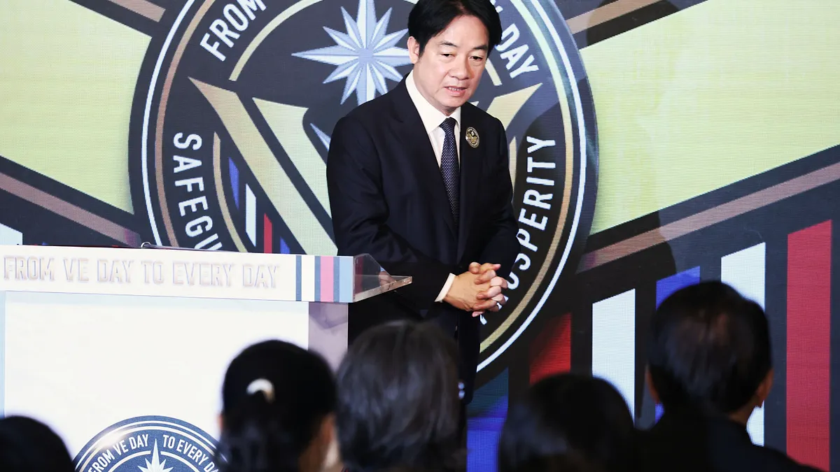 20250508-總統賴清德8日出席「歐戰勝利80週年紀念茶會」。(柯承惠攝) 20250508-總統賴清德8日出席「歐戰勝利80週年紀念茶會」。(柯承惠攝)