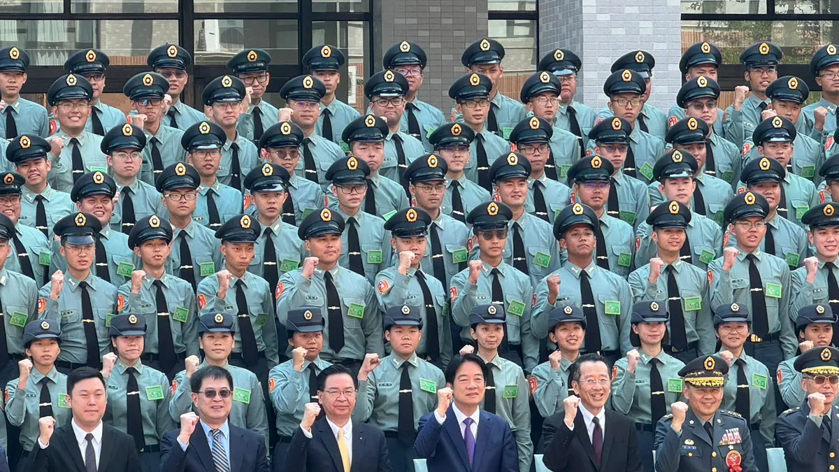 圖為總統賴清德出席陸軍專科學校舉行三軍士官學校聯合開學典禮。(張曜麟攝) 圖為總統賴清德出席陸軍專科學校舉行三軍士官學校聯合開學典禮。(張曜麟攝)