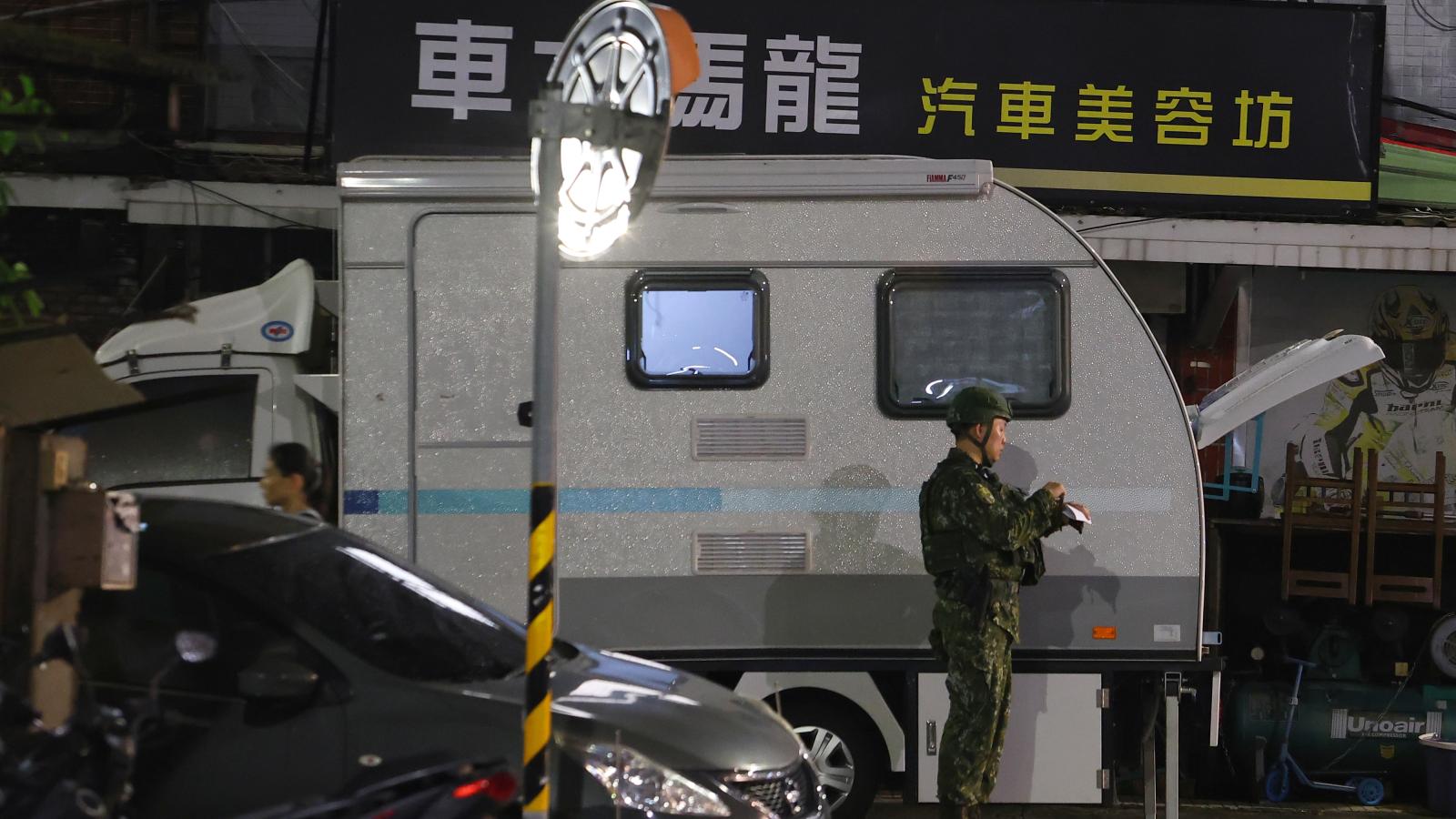 漢光演習》露營車竟然是憲兵大腦!憲指部中層防護演練去識別化偽裝指管車