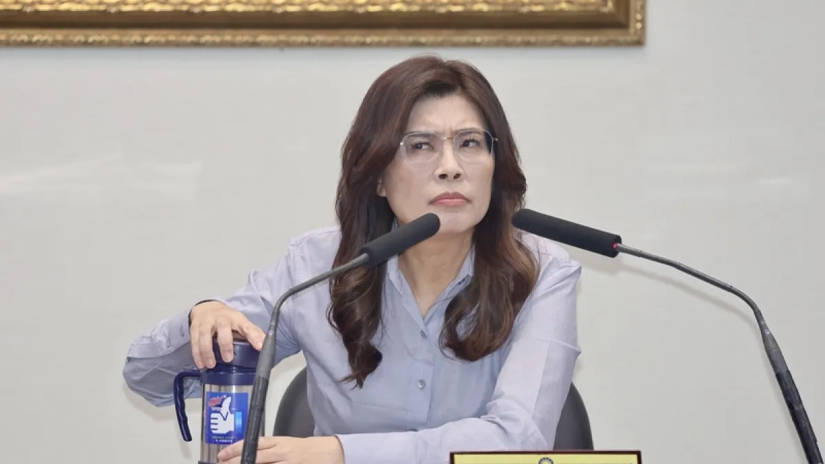 國民黨主席鄭麗文結束訪美後,17日下午在中央黨部舉行記者會說明成果(中央社)