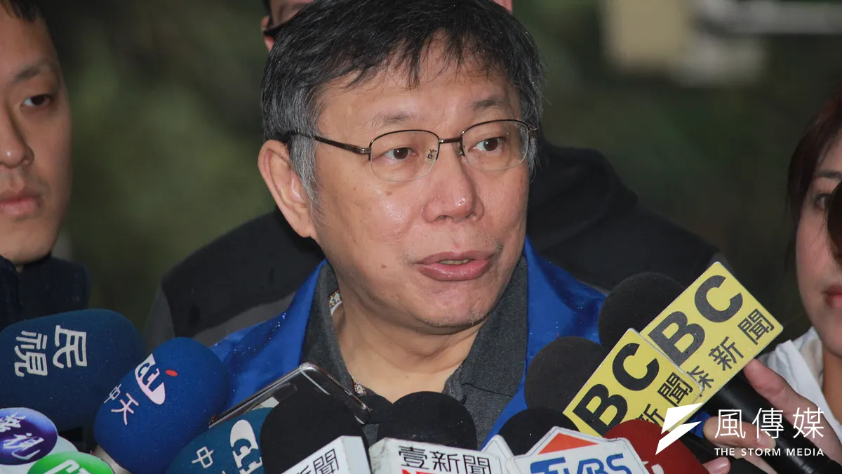 「口譯哥」趙怡翔赴美擔任駐美代表處政治組長,被台北市議員王世堅批是「小柯文哲」。對此,台北市長柯文哲回應,其實不管愛一個人、恨一個人,一生就被那一個人牽制住,那只是一直在消費他,這樣而已。(資料照,方炳超攝)