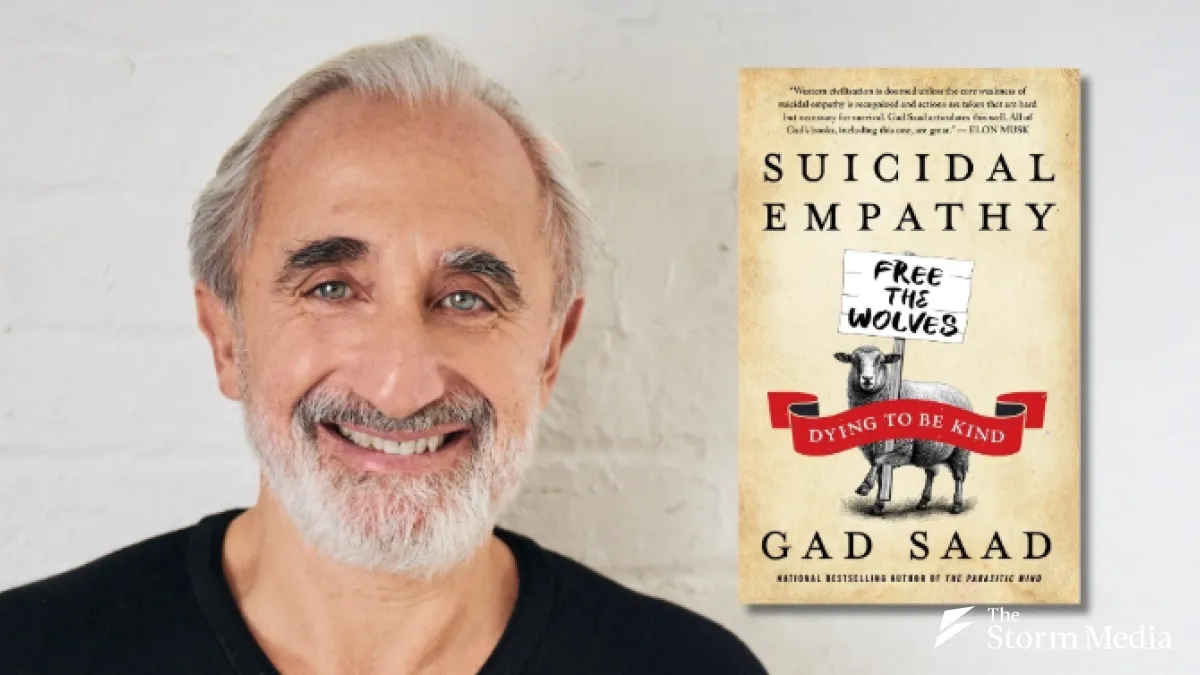 The book, Suicidal Empathy: Dying to Be Kind, published May 12 by Concordia University marketing professor Gad Saad.(Screenshot from Gad Saad IG)