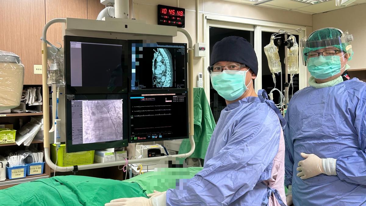 78歲翁胸主動脈瘤達7.6公分!1公分微創手術成功拆除「不定時炸彈」