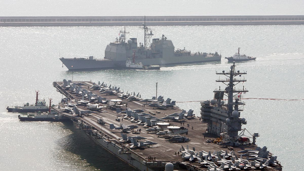 美國海軍「雷根號」(USS Ronald Reagan)航空母艦(AP) 美國海軍「雷根號」(USS Ronald Reagan)航空母艦(AP)