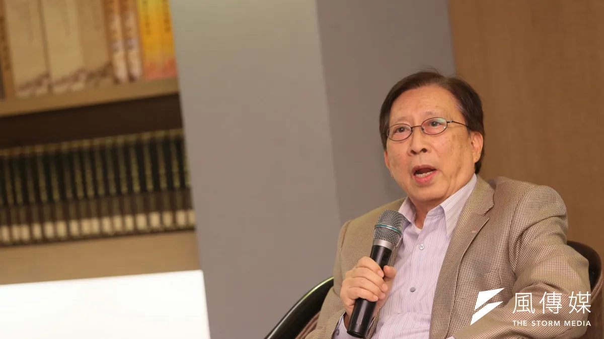 中華文化總會總會長劉兆玄宣布離開文總職務,以後不再過問。(顏麟宇攝)