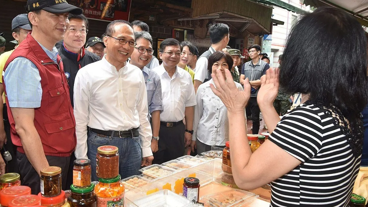 尼莎颱風襲台 朱立倫視察烏來新店等重點區域