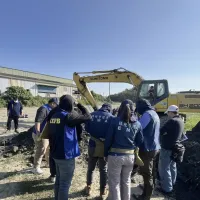 環檢警科技聯手打擊非法棄置。(圖/高市環保局提供) 環檢警科技聯手打擊非法棄置。(圖/高市環保局提供)