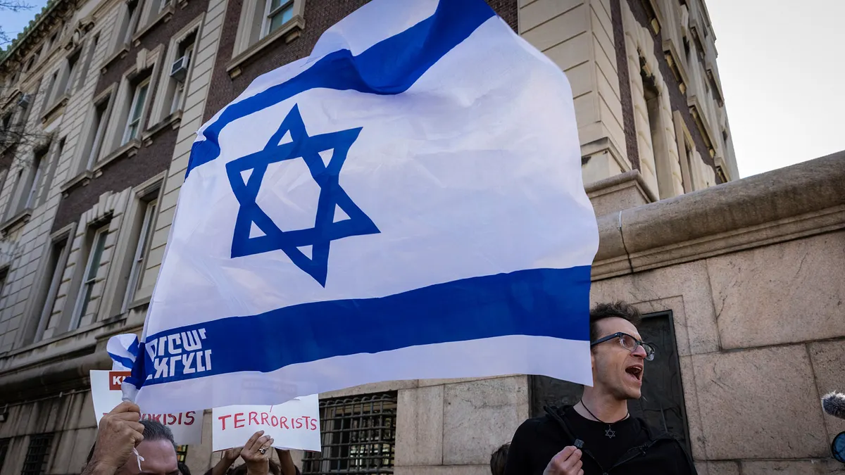 去年12月的南非訴以色列種族滅絕案。(美聯社)