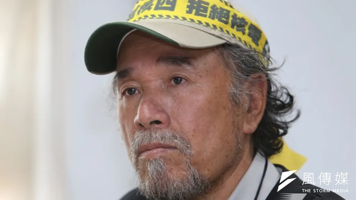公投盟總召蔡丁貴今年2月動員數百人拉倒台南湯德章公園國父銅像,11日遭起南檢起訴。(資料照片,吳逸驊攝)