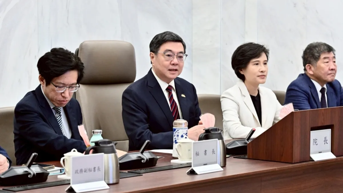 卓揆內閣誰最夯?網路聲量大公開:發言犀利的他竟打敗行政院長。(圖/中央社記者賴于榛)