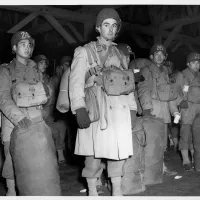Chinese American soldiers of the 1157th Signal Company, who formed the backbone of the 14th Air Service Group. (Source: U.S. National Archives) Chinese American soldiers of the 1157th Signal Company, who formed the backbone of the 14th Air Service Group. (Source: U.S. National Archives)