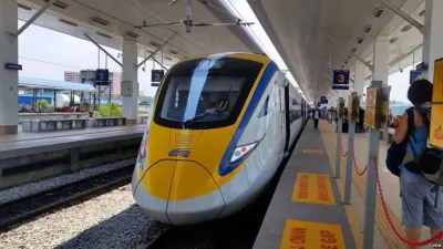 馬來西亞現有鐵路的火車車廂大多是中國公司製造的。(美國之音)
