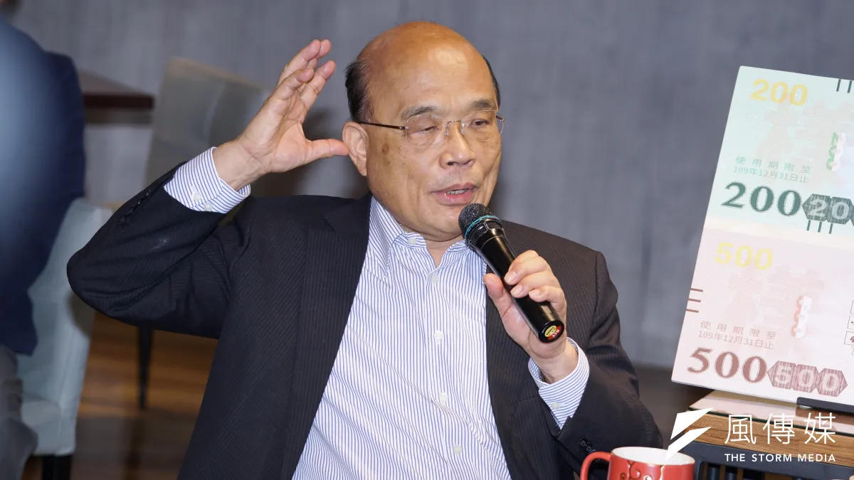行政院長蘇貞昌(見圖)曾在兩公約第三次國家人權報告記者會,表示慶幸自己能跟許多先進打開台灣民主。(資料照,盧逸峰攝)