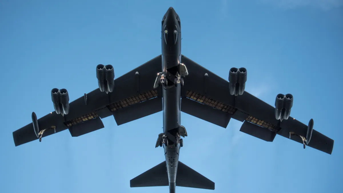 美國空軍B-52「同溫層堡壘」(B-52 Stratofortress)戰略轟炸機(US Pacific Air Forces)