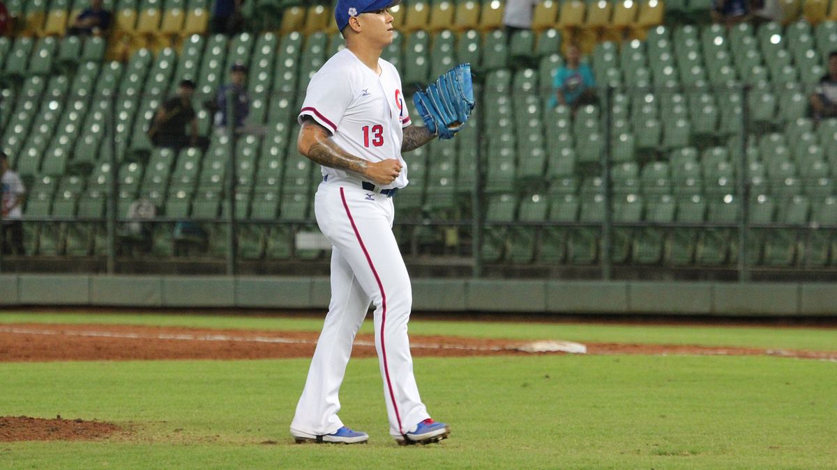 陳鴻文在12強賽擔任終結者至今仍未失分,與陳冠宇同為中華隊兩大護法。 (圖片取自中職粉專) 陳鴻文在12強賽擔任終結者至今仍未失分,與陳冠宇同為中華隊兩大護法。 (圖片取自中職粉專)