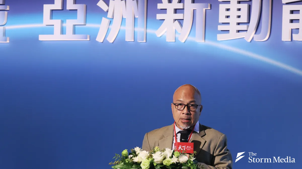 Joseph Chinyong Liow , Dean of the Lee Kuan Yew School of Public Policy at the National University of Singapore, attends the 2026 CommonWealth Economic Forum on January 21, 2026. (Ko Cheng-hui)