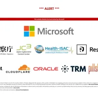 マイクロソフトは、日本の警察庁、日本サイバー犯罪対策センター(JC3)、Resecurity、Cloudflare、Oracle、Proofpoint、TRM Labsなどと連携して調査を進めた。(マイクロソフト提供) マイクロソフトは、日本の警察庁、日本サイバー犯罪対策センター(JC3)、Resecurity、Cloudflare、Oracle、Proofpoint、TRM Labsなどと連携して調査を進めた。(マイクロソフト提供)