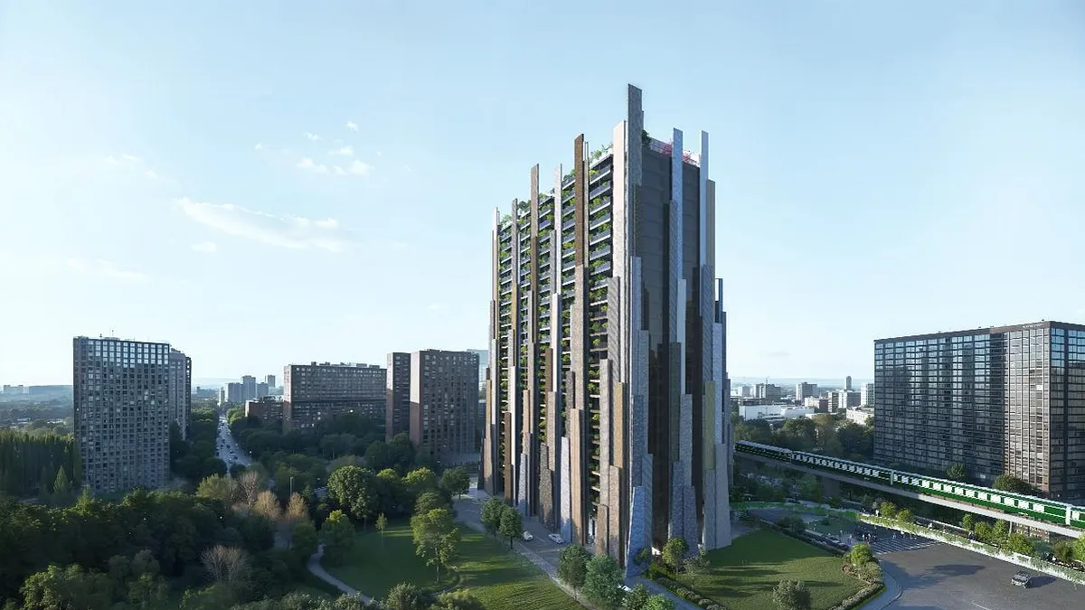 高雄捷運の共同開発第5案「R20後勁駅プロジェクト」 初めて国際的建築巨匠・隈研吾氏がデザインを担当 (高雄捷運局提供)