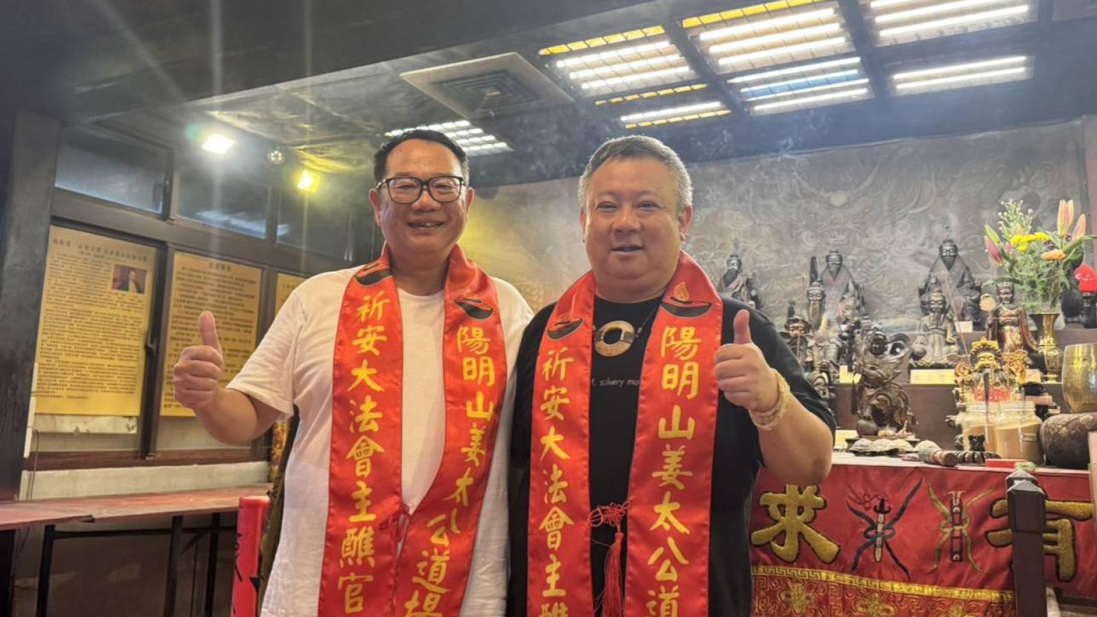 七星燈祈福加持! 科技大老宣明智清醒康復中