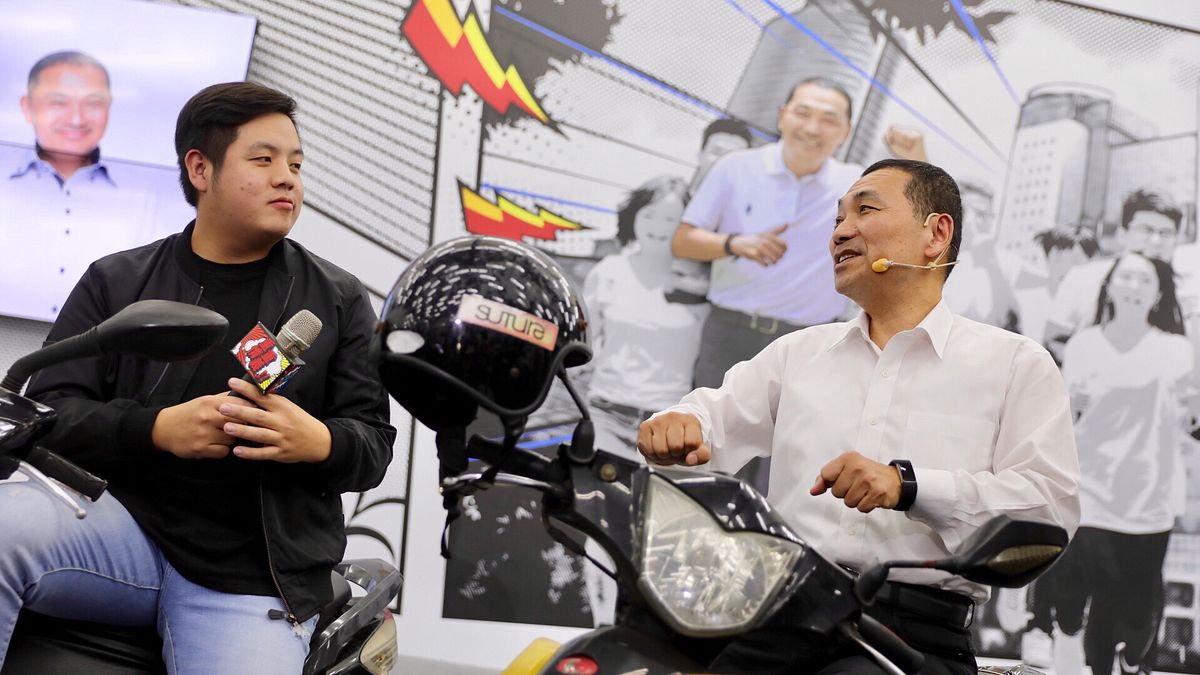 國民黨新北市長候人選侯友宜26日公布第三支個人CF「青年好日子大調查」。(侯友宜辦公室提供) 國民黨新北市長候人選侯友宜26日公布第三支個人CF「青年好日子大調查」。(侯友宜辦公室提供)