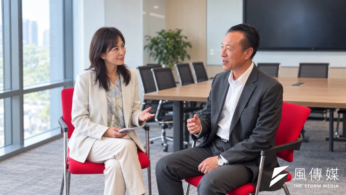 嘉義縣長翁章梁接受風傳媒集團合夥人暨執行副總陳又嘉獨家專訪,就MOU簽署、嘉義無人機產業定位及台波國防合作前景一一表態。(陳又嘉攝)