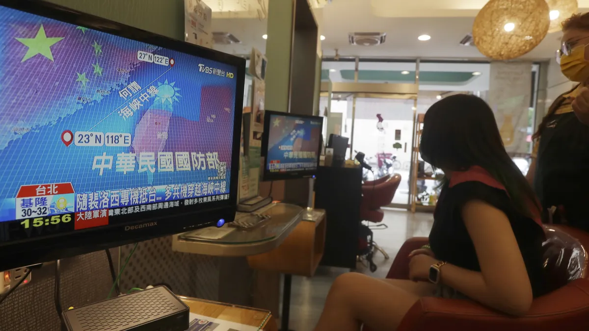 2022台海危機,中共軍演鎖台,台灣民間反應(AP)