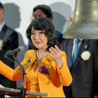 On January 5, 2026, Japan's Finance Minister Katayama Satsuki rings the opening bell at the Tokyo Stock Exchange opening ceremony. (File photo, AP) On January 5, 2026, Japan's Finance Minister Katayama Satsuki rings the opening bell at the Tokyo Stock Exchange opening ceremony. (File photo, AP)
