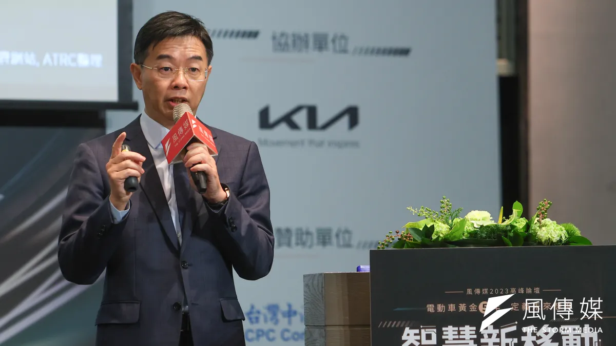 台灣森那美起亞總裁李昌益27日出席風傳媒「智慧新移動」高峰論壇。(顏麟宇攝)