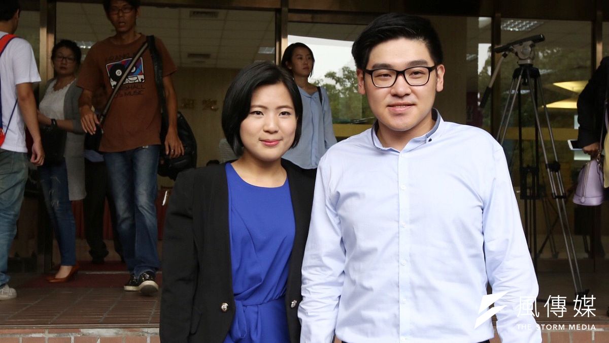 洪秀柱辦公室新發言人徐巧芯、李昶志(林韶安攝) 洪秀柱辦公室新發言人徐巧芯、李昶志(林韶安攝)