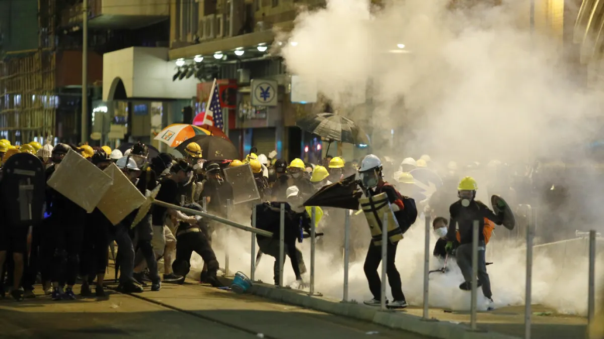 香港反送中抗爭難善了。(美聯社)
